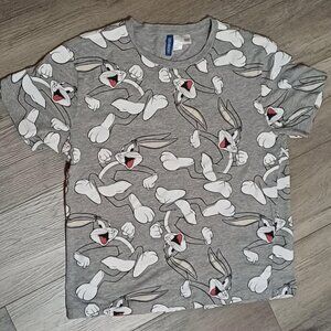 Looney Tunes Bugs Bunny Large Crew Neck T-Shirt